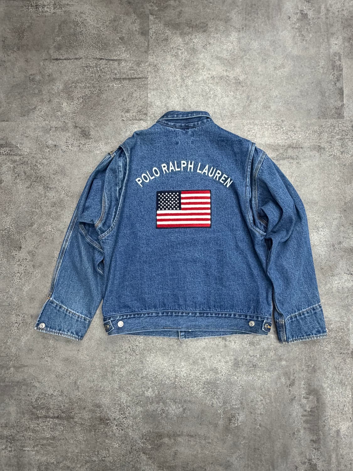 00s 폴로 랄프로렌 성조기 데님 자켓 상품이미지1