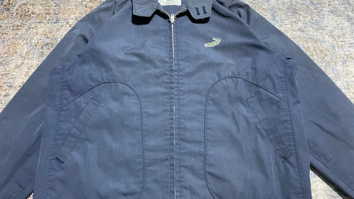 JPN 90s 일본 빈티지 아메카지 올드 크로커다일 네이비 해링턴 자켓 상품이미지6