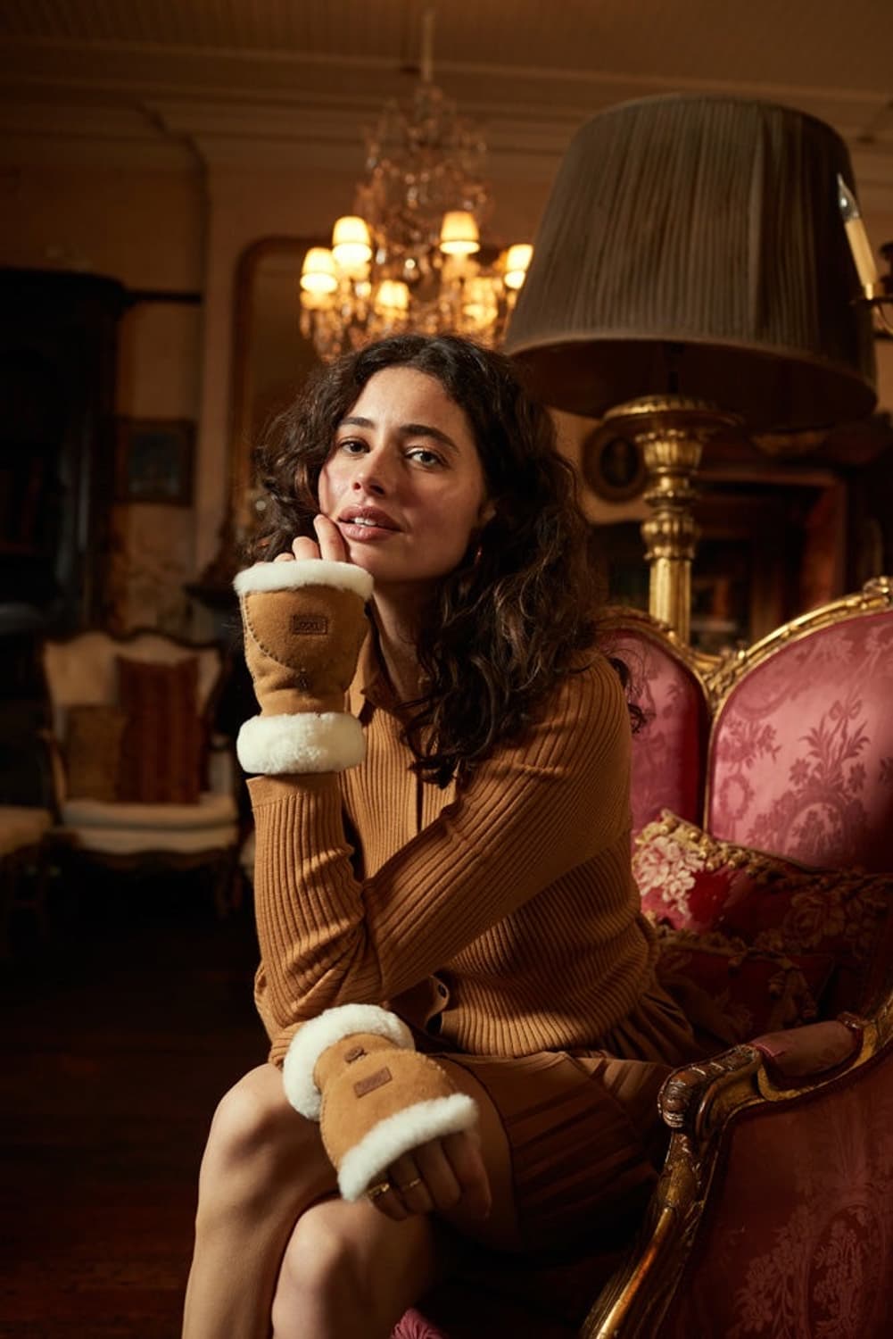 (실착용X,정품,실사O) 어그 핑거리스 벙어리 장갑 S/M 상품이미지3