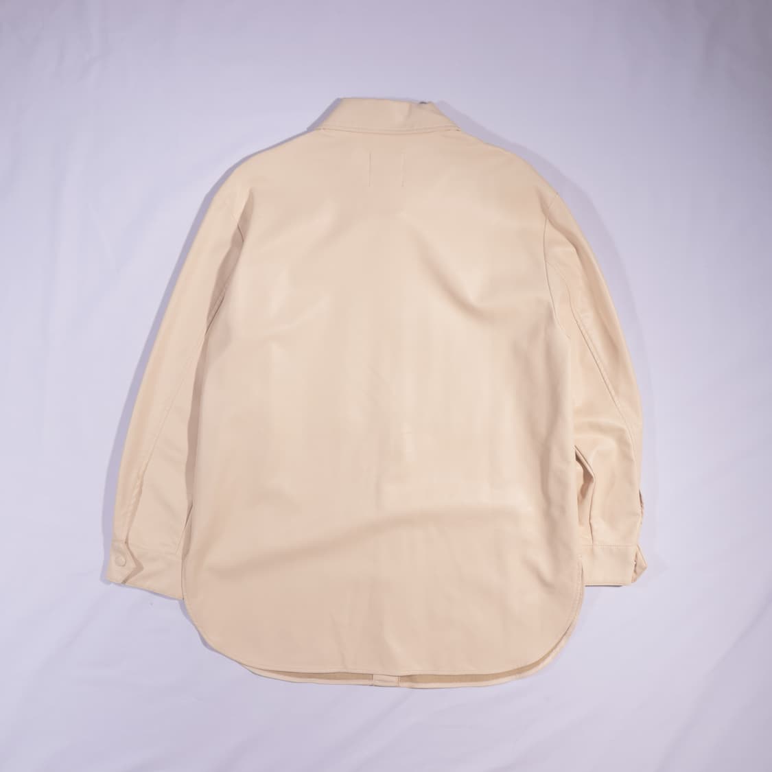 자라 페이크레더 크림 셔츠자켓 B4 상품이미지4