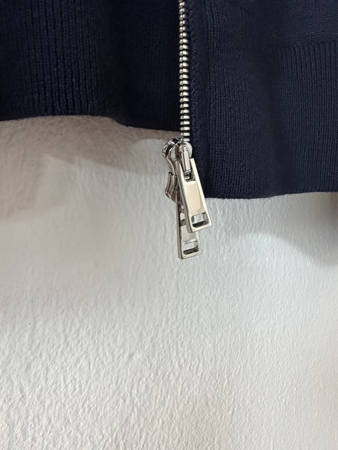 띠어리 카라 니트 집업 가디건  상품이미지5