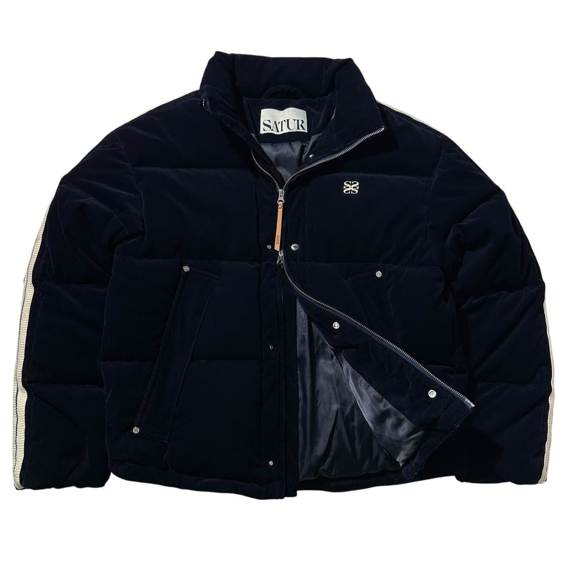 24fw 세터 로턴 코듀로이 덕다운 패딩 네이비 상품이미지1