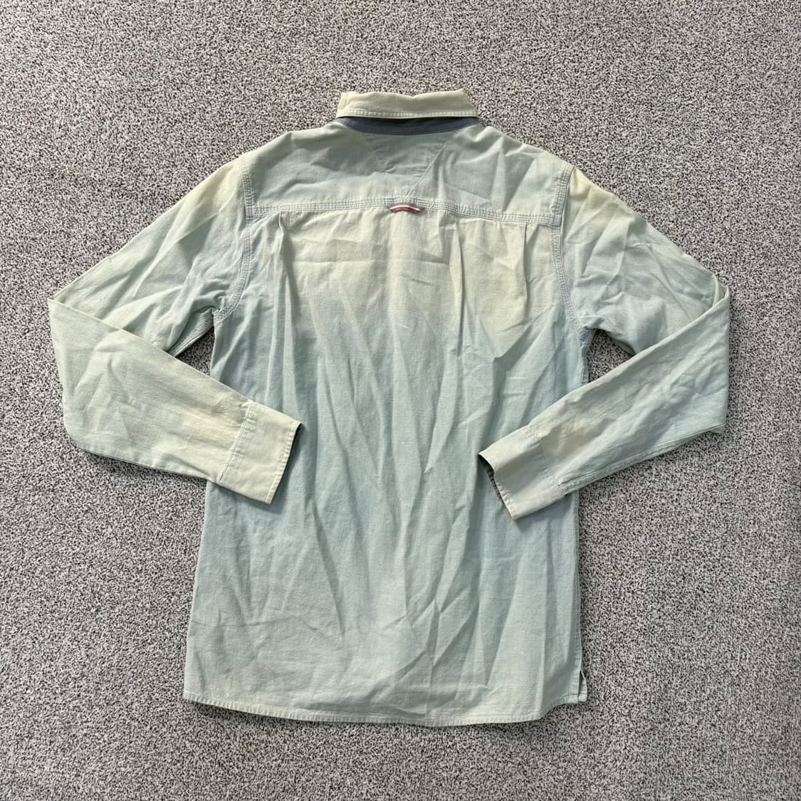 S 타미힐피거 남성 연청 데님 셔츠 남방 0330J 상품이미지3