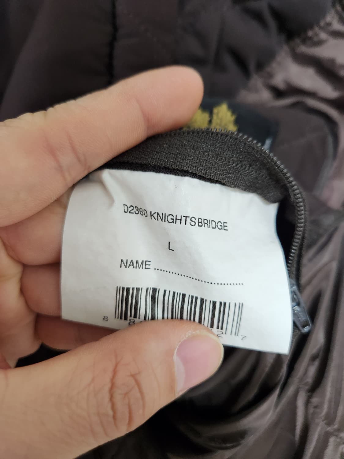 바버Barbour 브라운 퀼팅 자켓 L - J48 상품이미지7