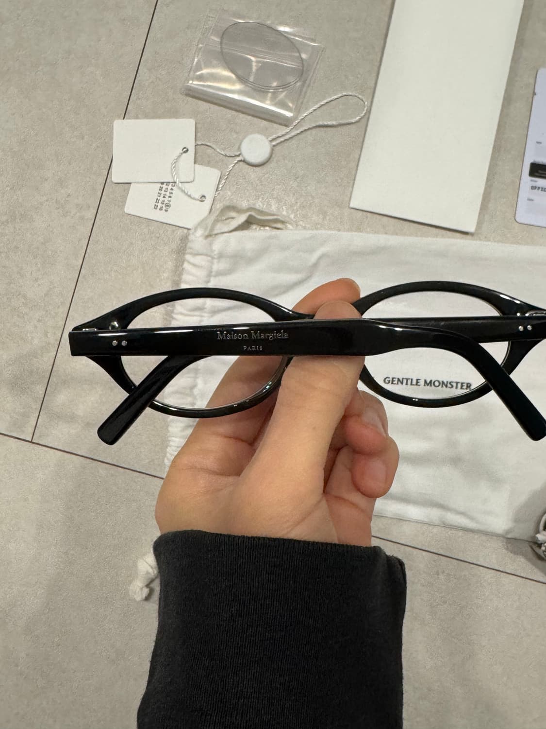 메종마르지엘라 x 젠틀몬스터 안경 MM111 블랙 상품이미지4