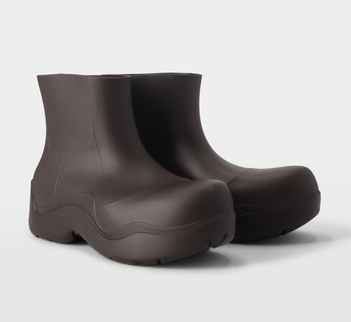 새상품(280)보테가베네타 폰덴테 퍼들 앵클 부츠 브라운 상품이미지9