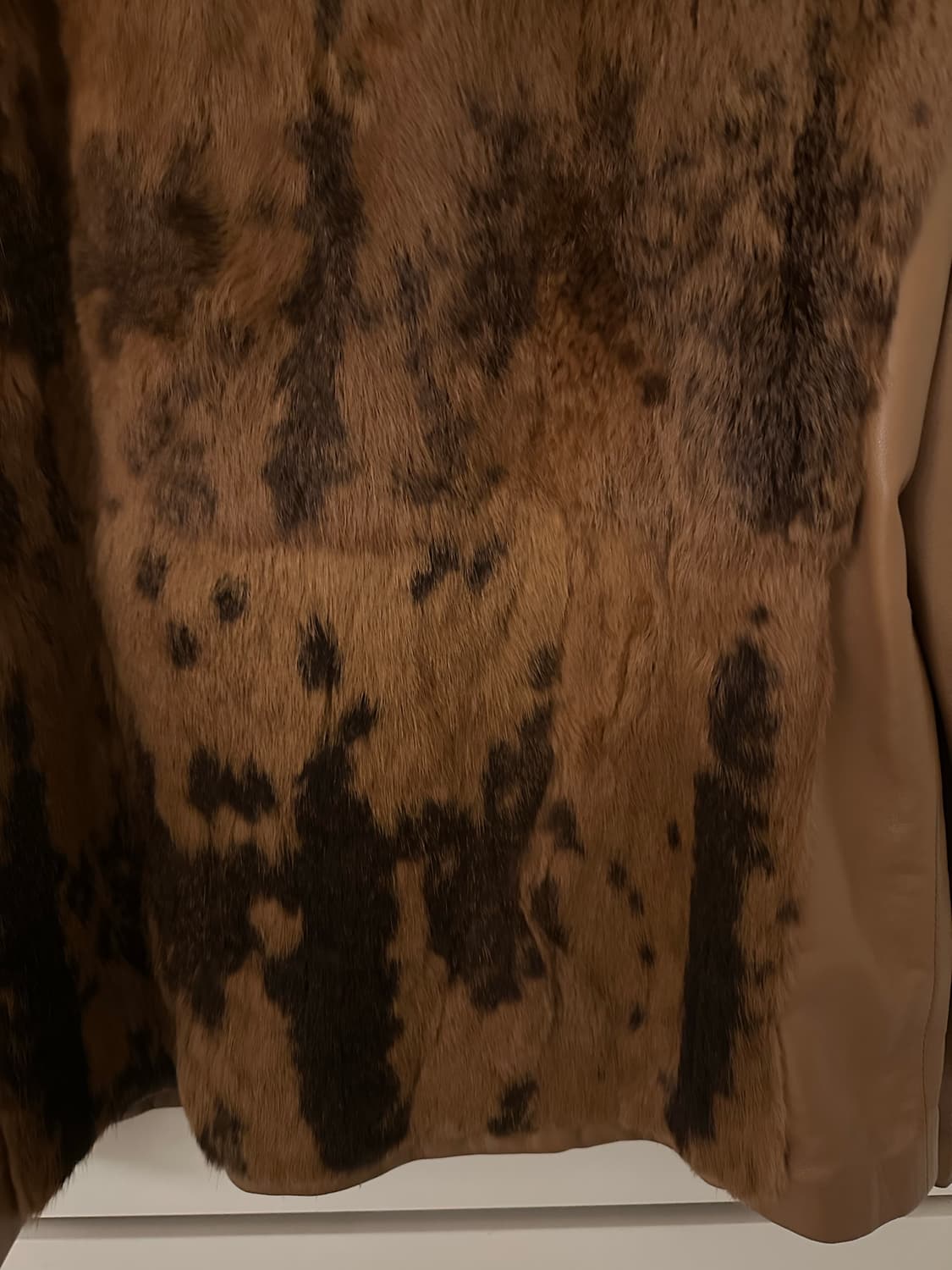 Hiverreine 래빗퍼 양가죽 퍼자켓 모피 자켓 퍼코트 상품이미지5