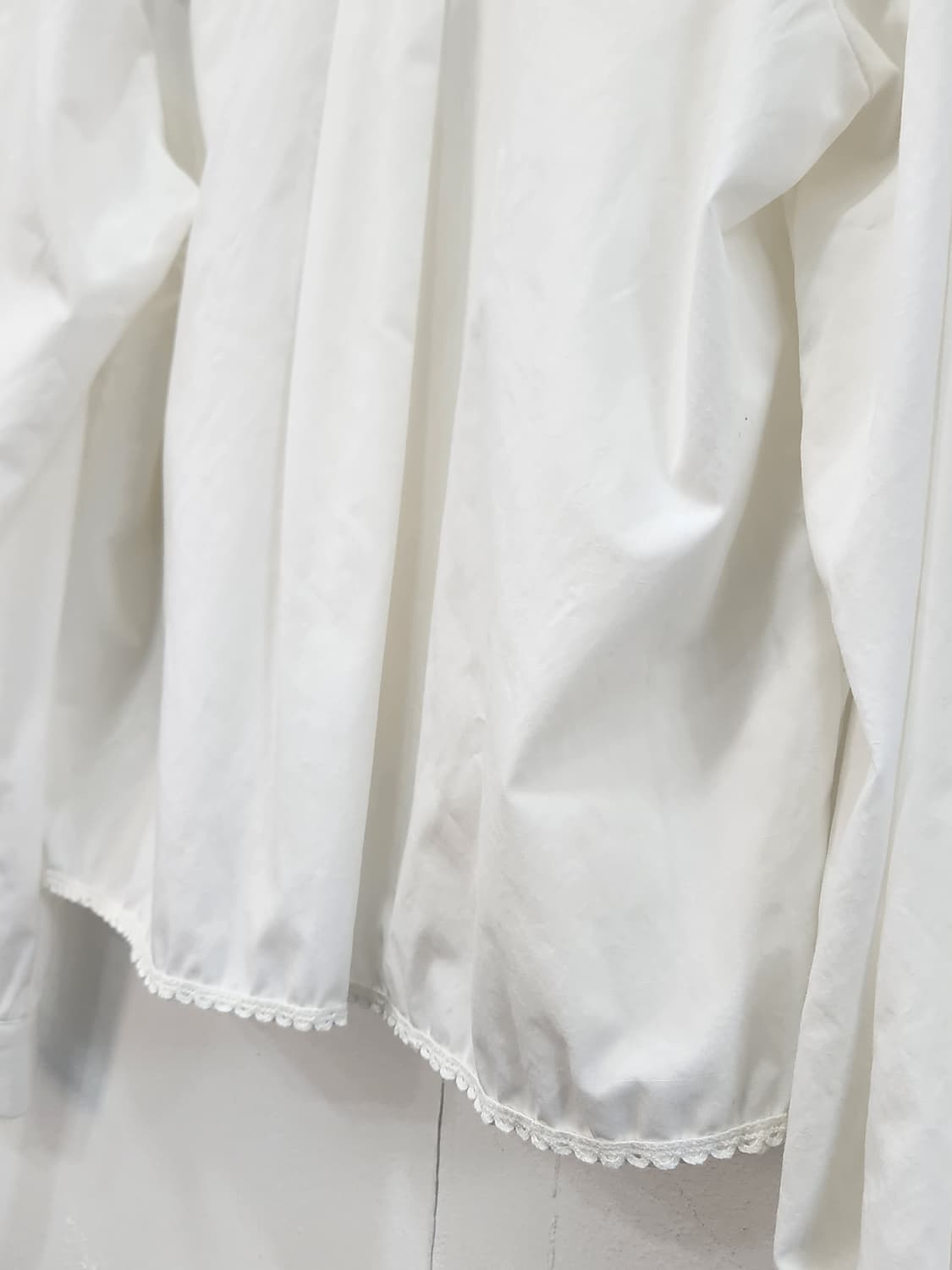 [F] Lmw 레이스 블라우스 화이트 상품이미지4