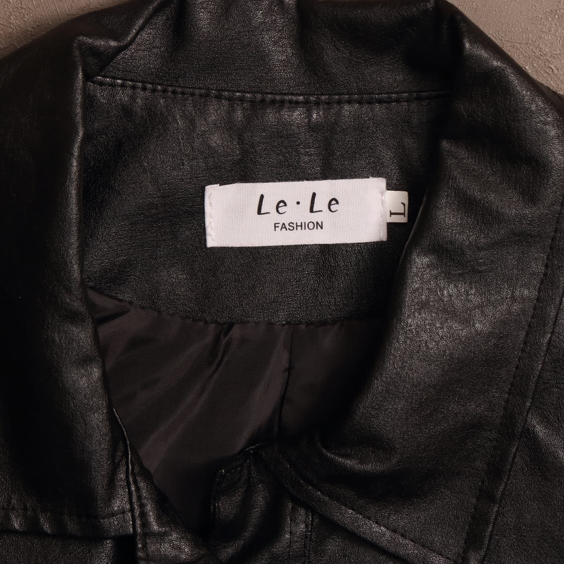 빈티지 페이크레더 트러커 자켓 우먼 A1675 상품이미지3