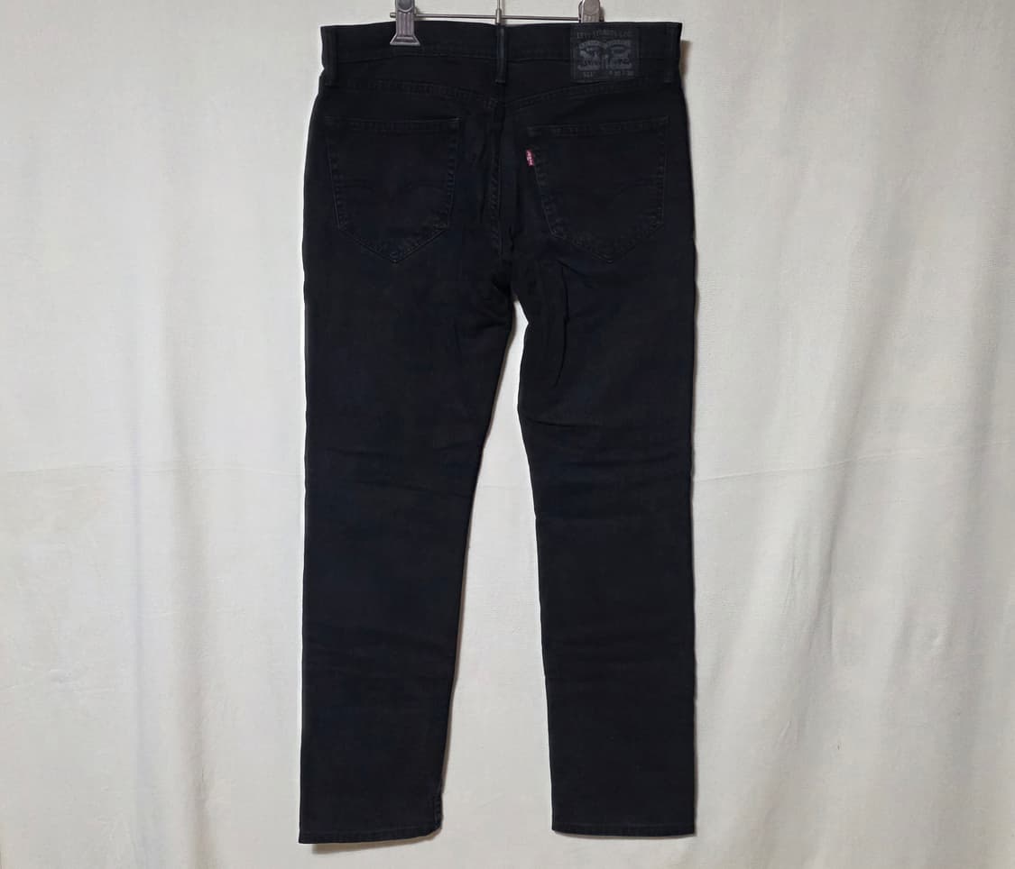 리바이스 511 스트레이트 슬림핏 블랙 데님 (W33 L30) 상품이미지3