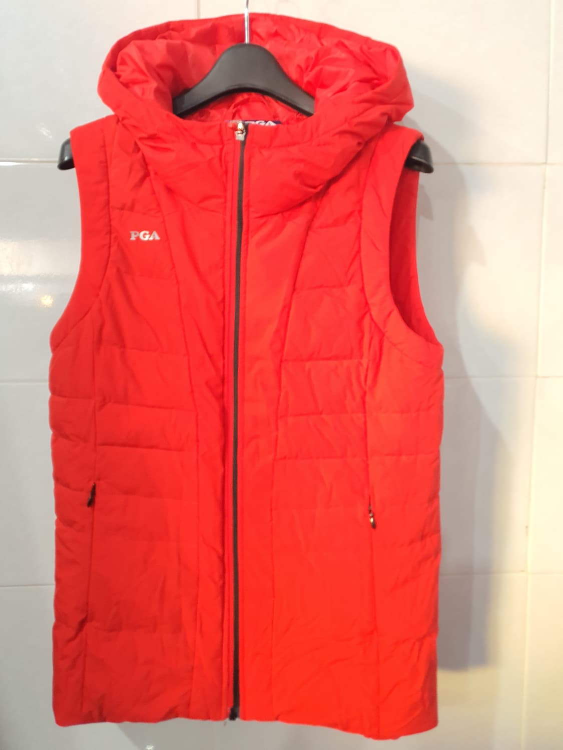 PGA 골프 여성 덕다운 후드 베스트 상품이미지1