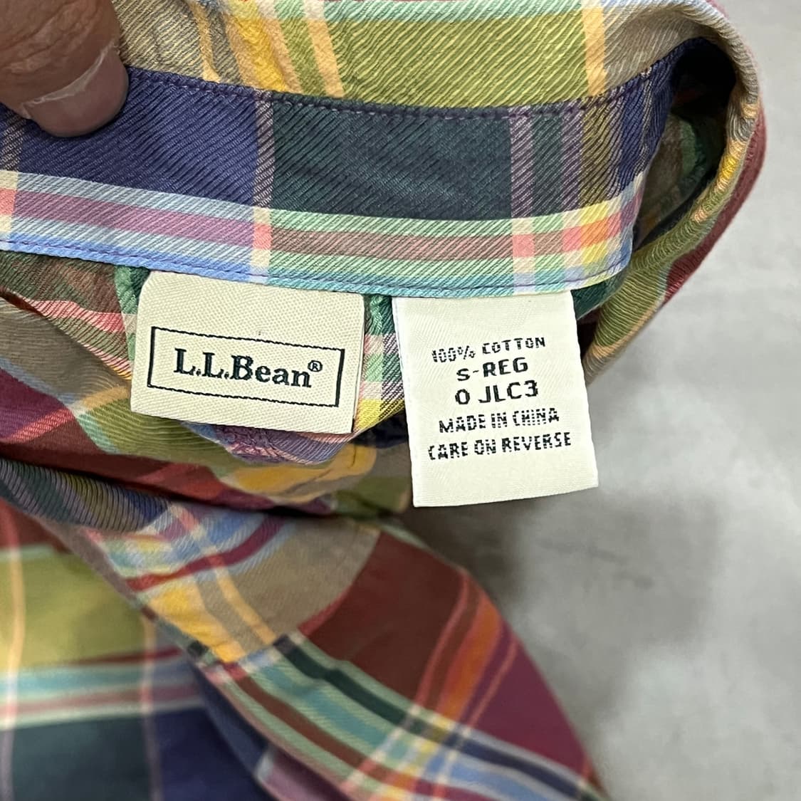  엘엘빈 체크 하프 셔츠 y15940 상품이미지6