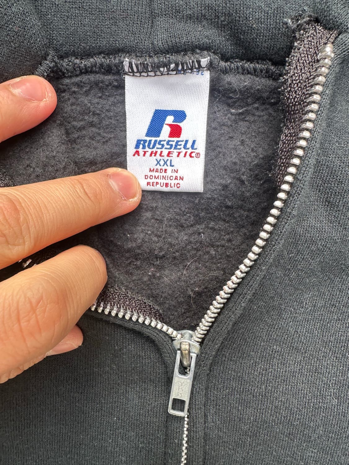 빈티지 00s 러셀 후드 집업 상품이미지4