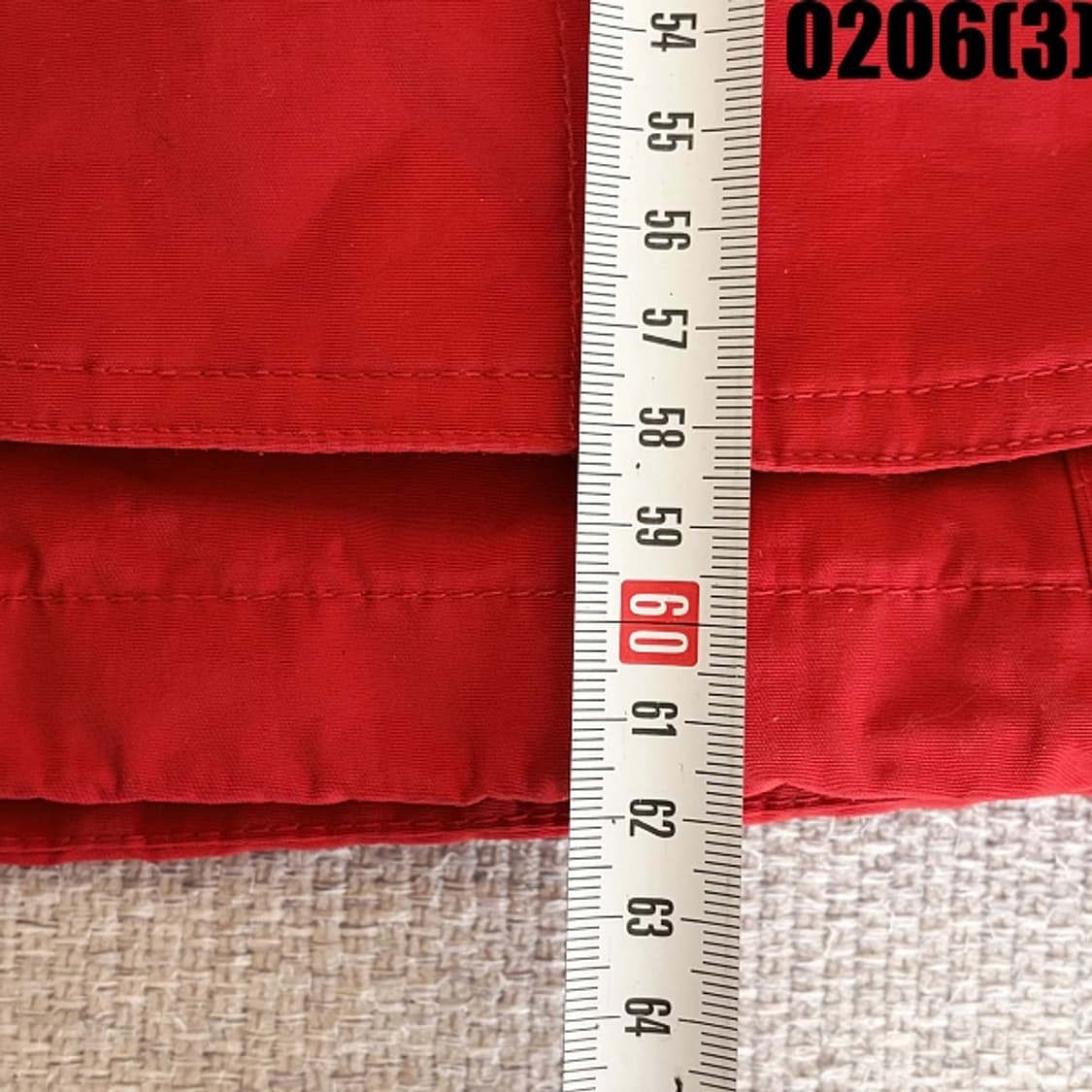 [85] 뉴발란스 키즈 여성 빨간색 후드 바람막이 자켓 0206(3) 상품이미지7