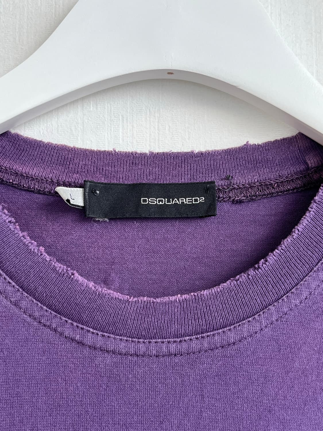 Vintage Dsquared Purple Logo Top 상품이미지3