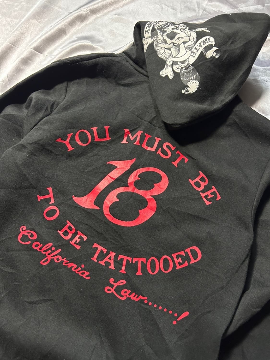 Ed Hardy skull hood zip-up 상품이미지7