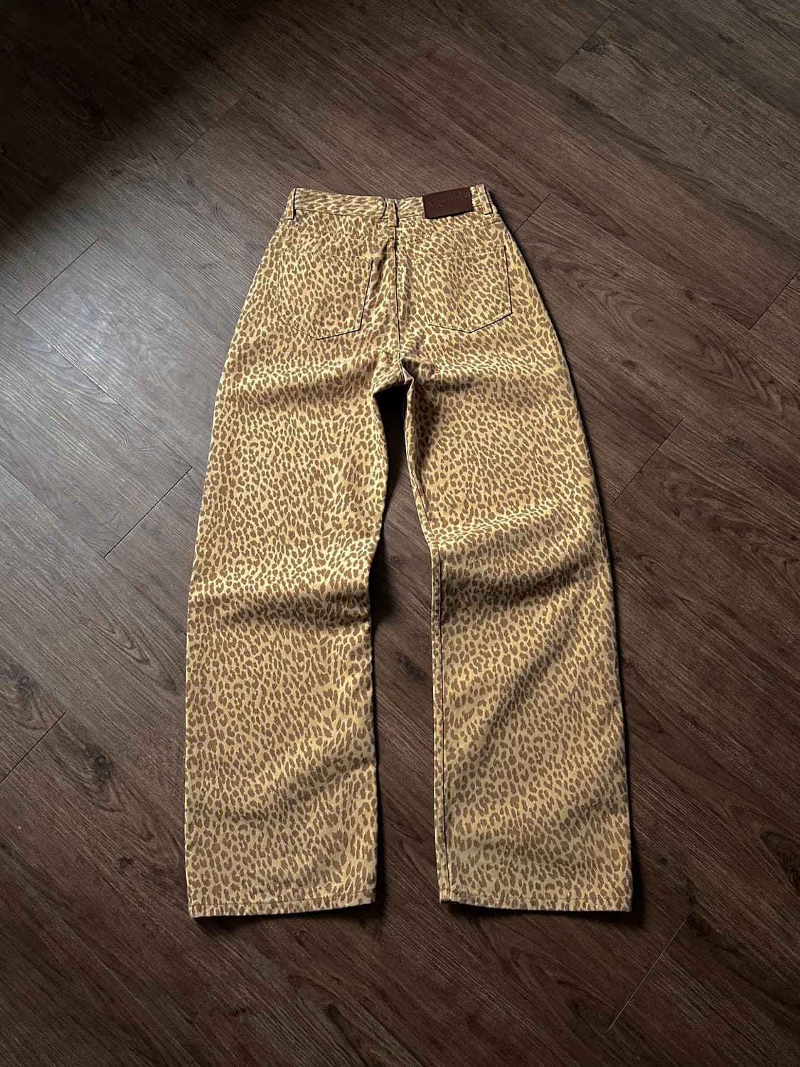 MOHHE 레오파드 스트레이트 진 상품이미지9