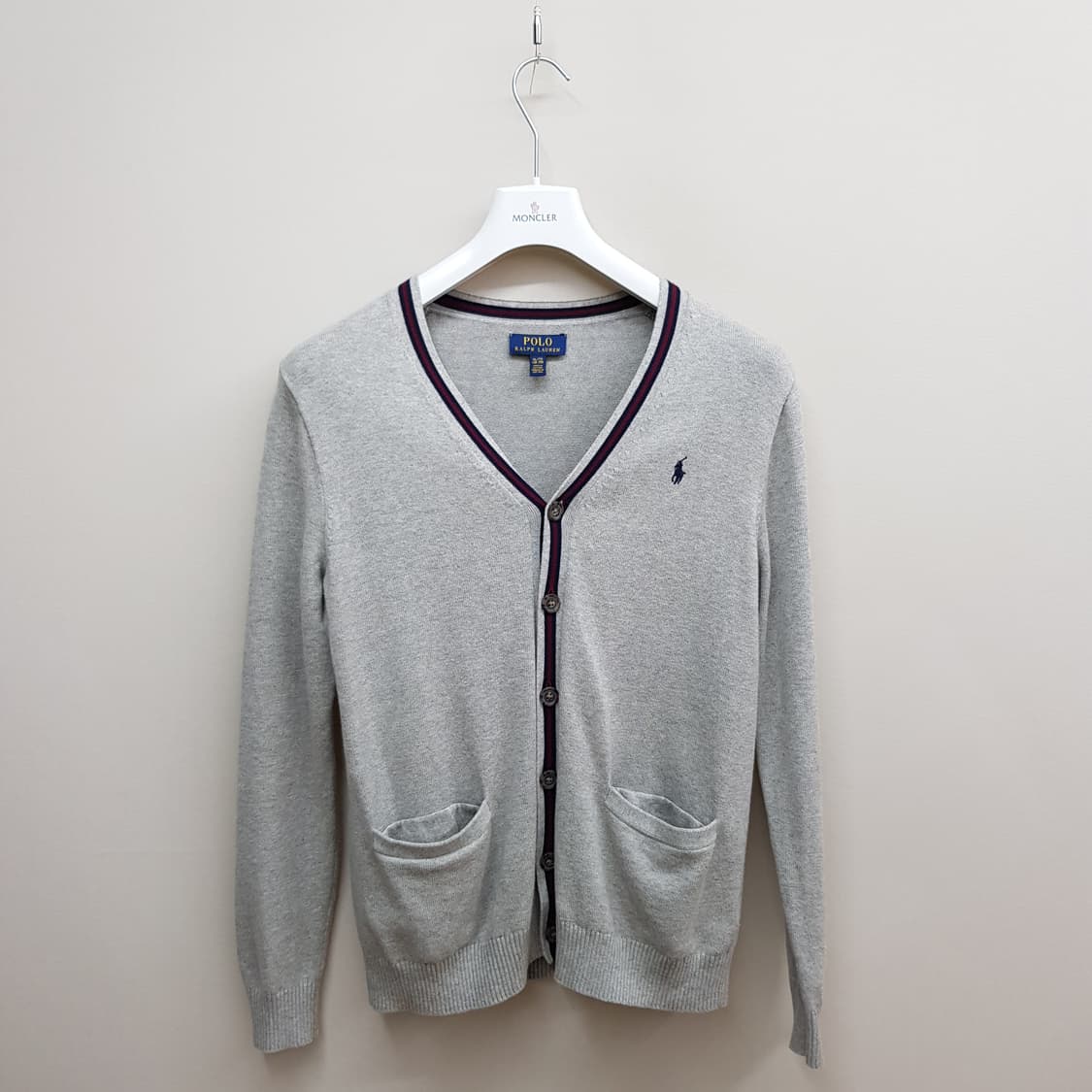 폴로 랄프로렌  코튼 브이넥 버튼 가디건 보이즈 XL사이즈 상품이미지1