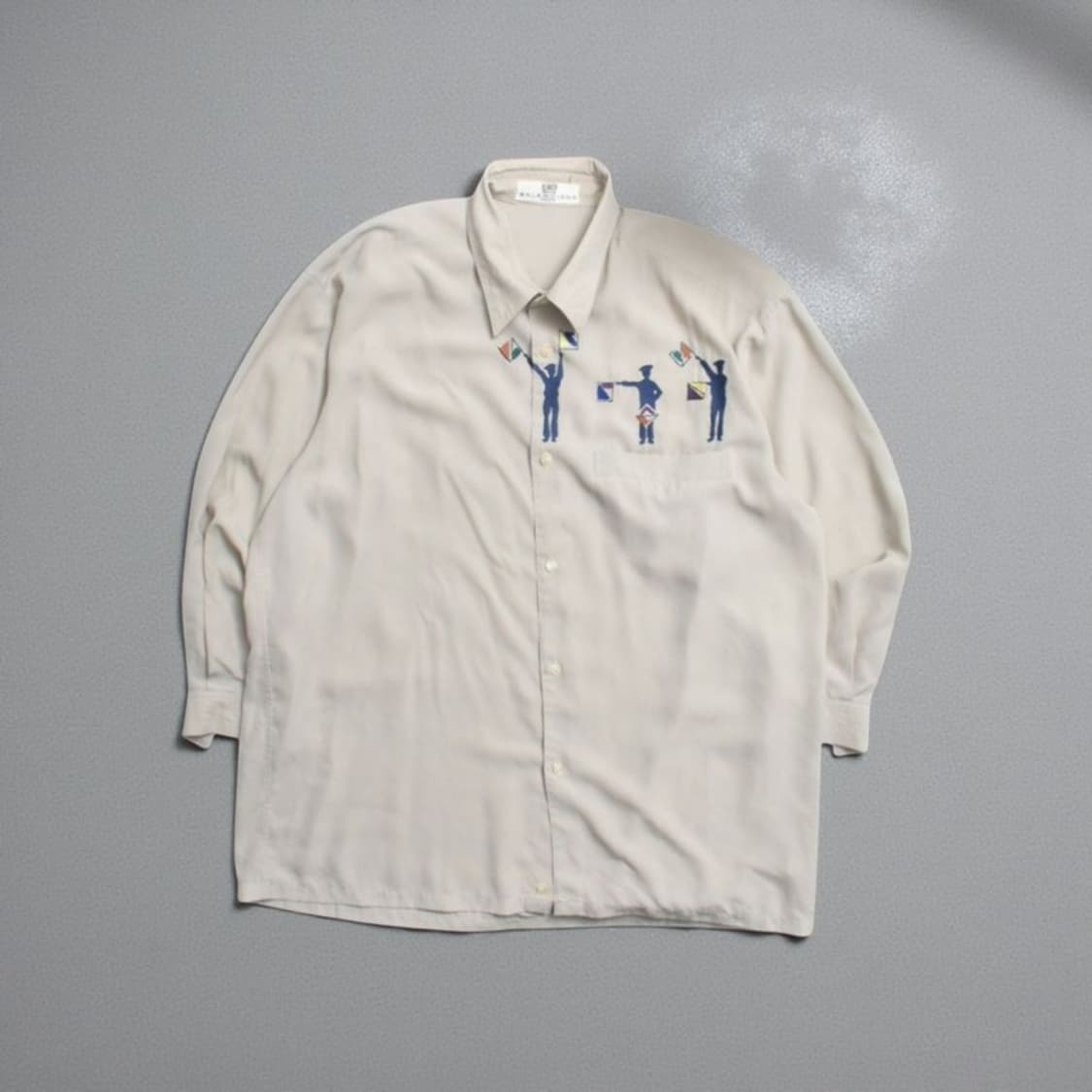 90S 발렌시아가 레이온 셔츠 N0997 상품이미지1