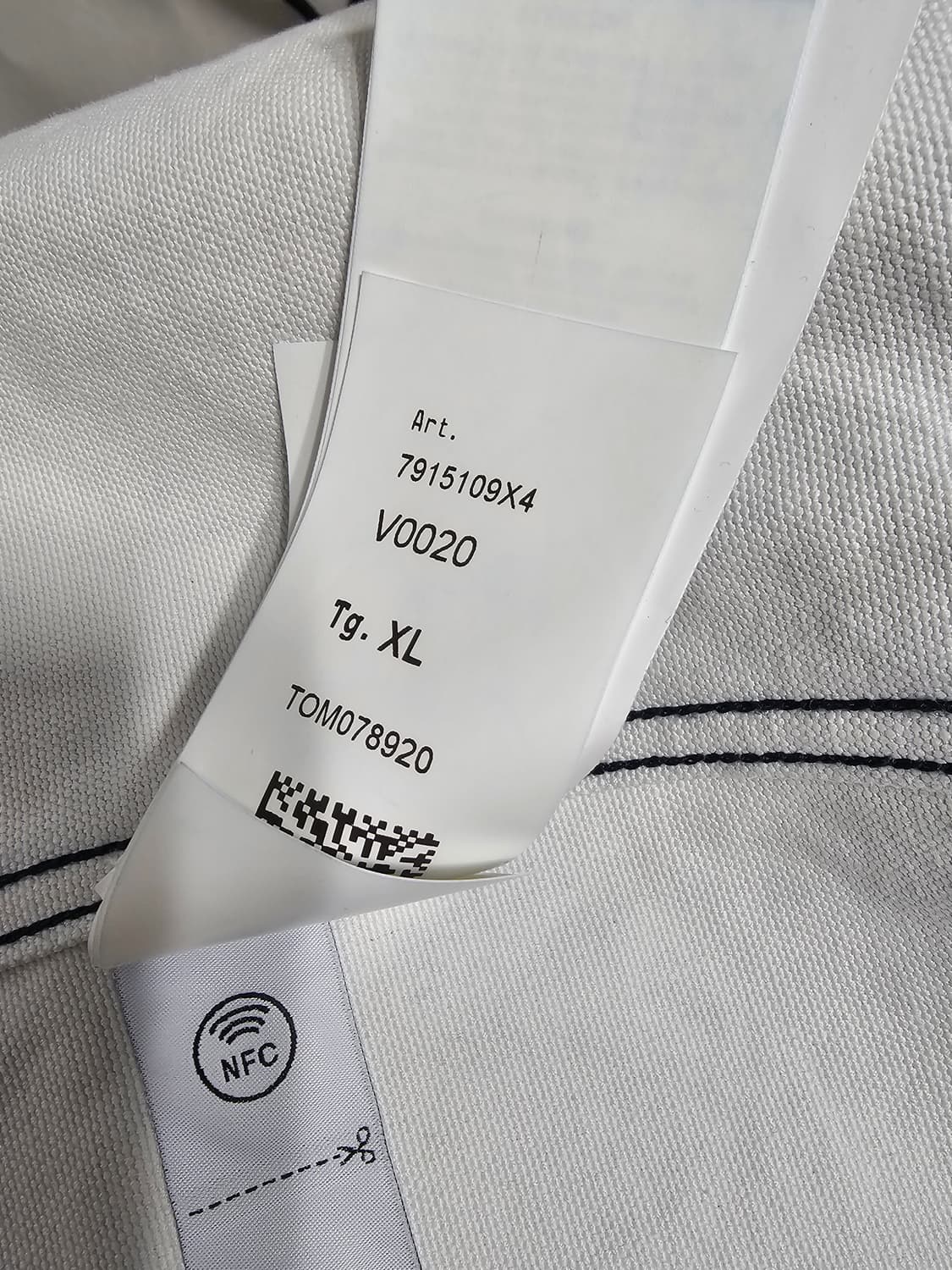 스톤아일랜드 마리나 플레이티드 컨시스턴트 코튼 캔버스 오버셔츠(새 상품) 상품이미지5