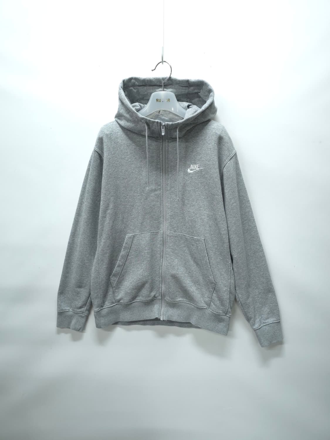 나이키 남성 그레이 풀집업 후디 상품이미지1