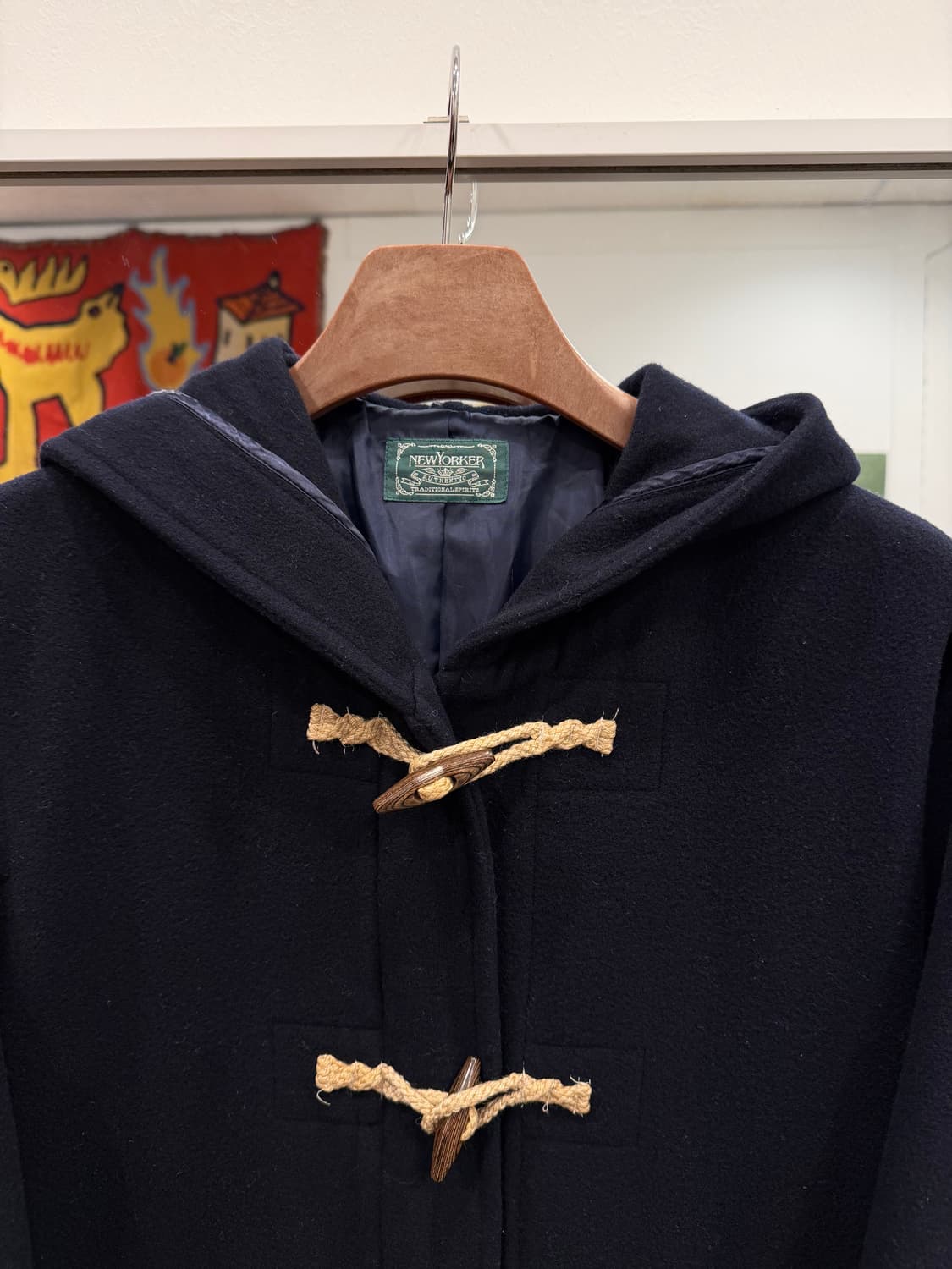 New Yorker 뉴요커 빈티지 울 더플 집업 코트 (Japan) 상품이미지2