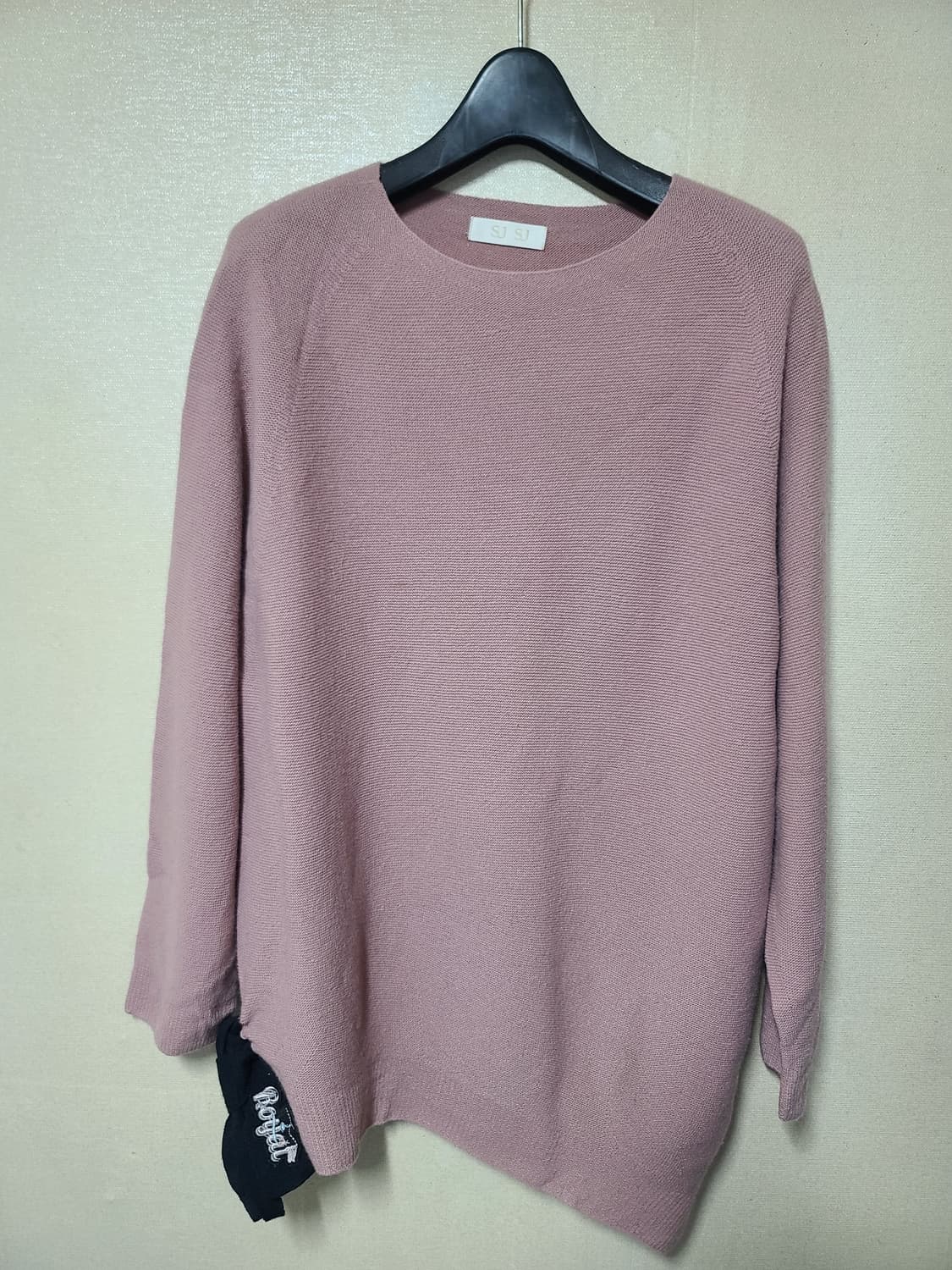 Sjsj 캐시미어 혼방 리본 니트 상품이미지1