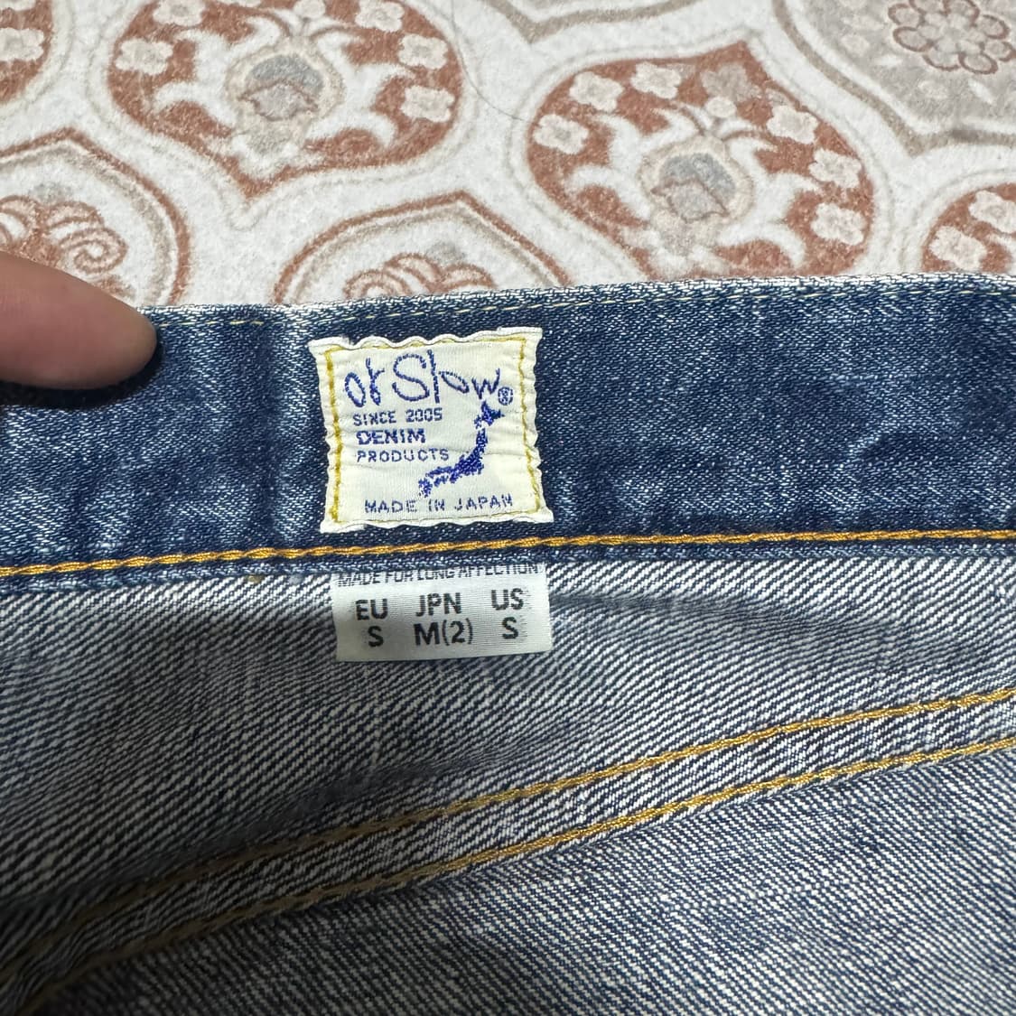 오어슬로우 셀비지 데님 상품이미지5