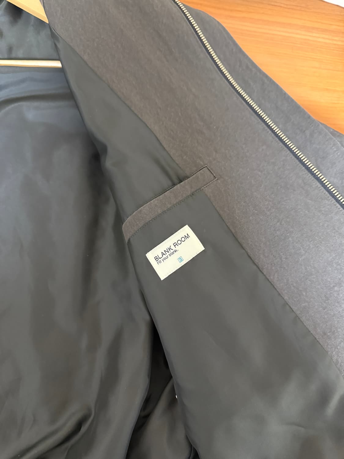 블랭크룸 자켓 다크 그레이 상품이미지3