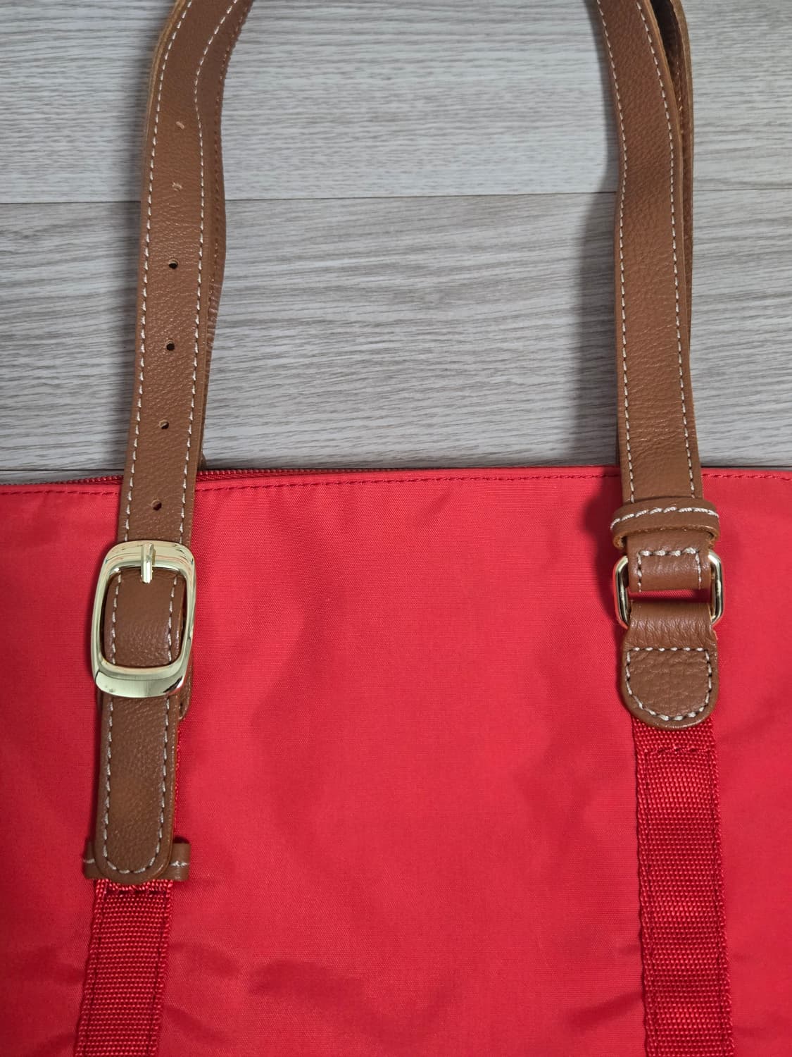 브릭스 레드 토트/숄더백 새상품 상품이미지5