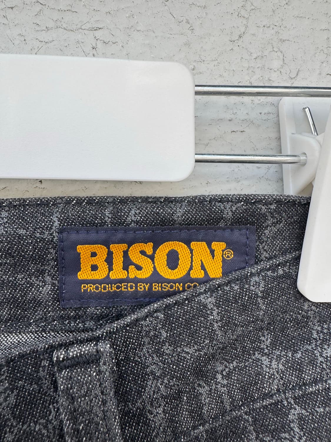 [RARE] BISON 빈티지 악어 패턴 부츠컷 팬츠 상품이미지5