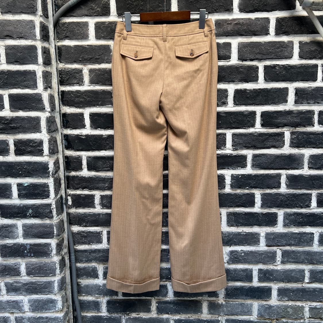 버버리 런던 로우 라이즈 울 팬츠 상품이미지5