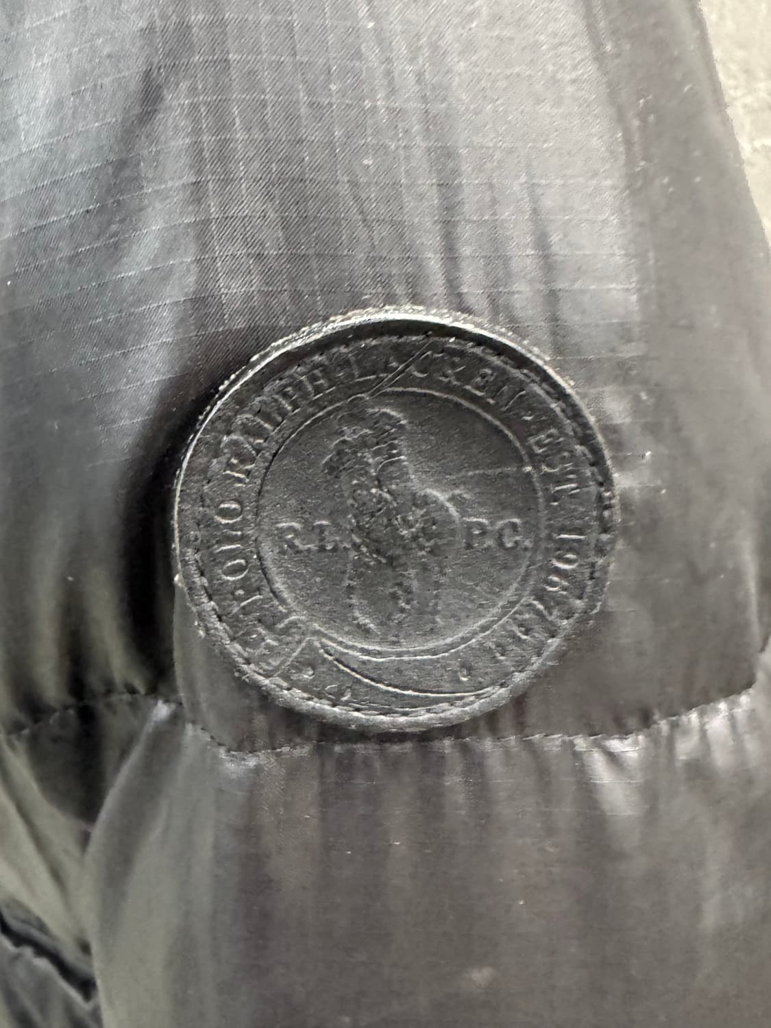 폴로 랄프로렌 푸퍼 패딩 블랙 L 상품이미지3