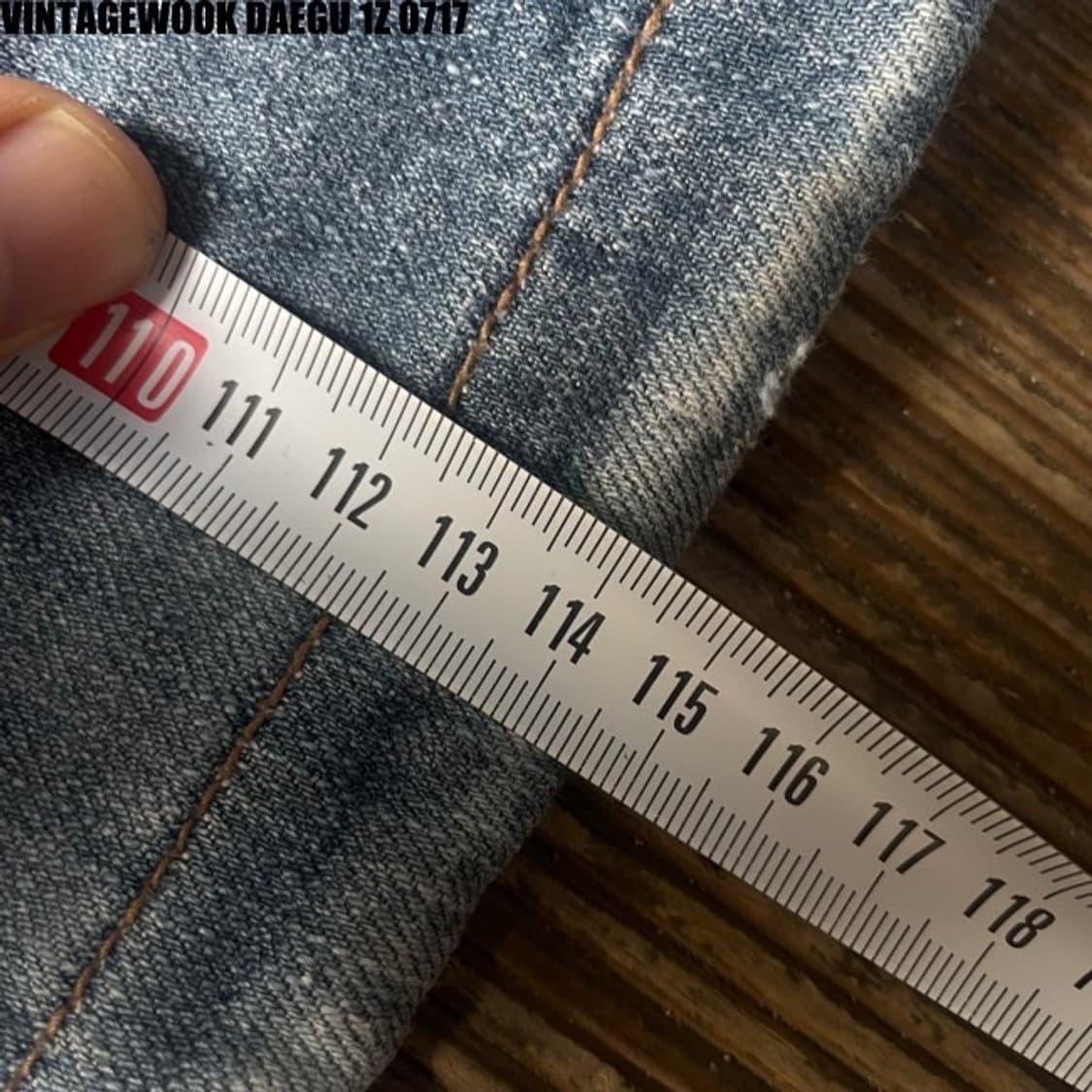 후부 워싱 스트링 청바지 33 상품이미지8