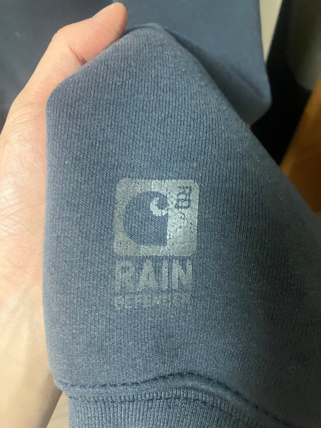 칼하트 네이비 써멀 후드집업 L 상품이미지4