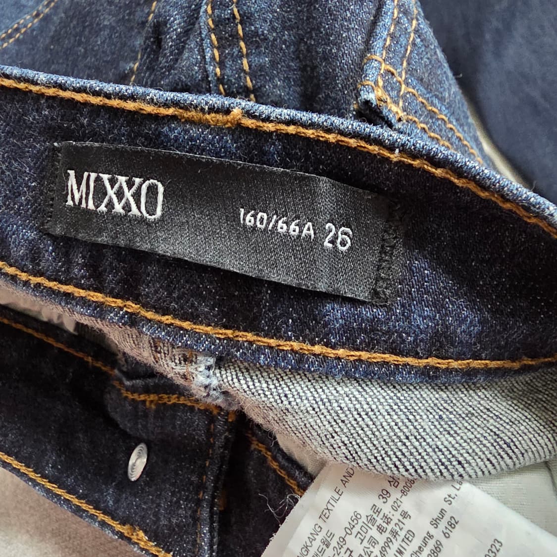 (26)여성 미쏘 하이웨스트 부츠컷 데님 팬츠 상품이미지5