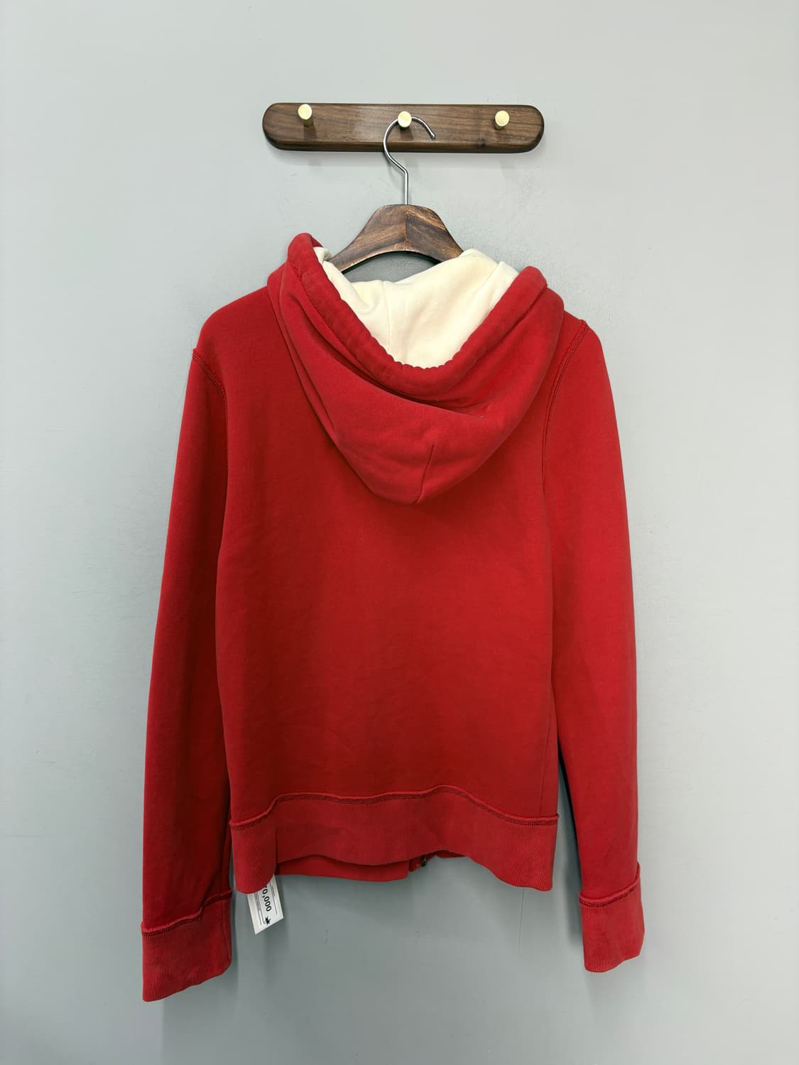 홀리스터 레드 스펠로고 후드집업 A3687 상품이미지5