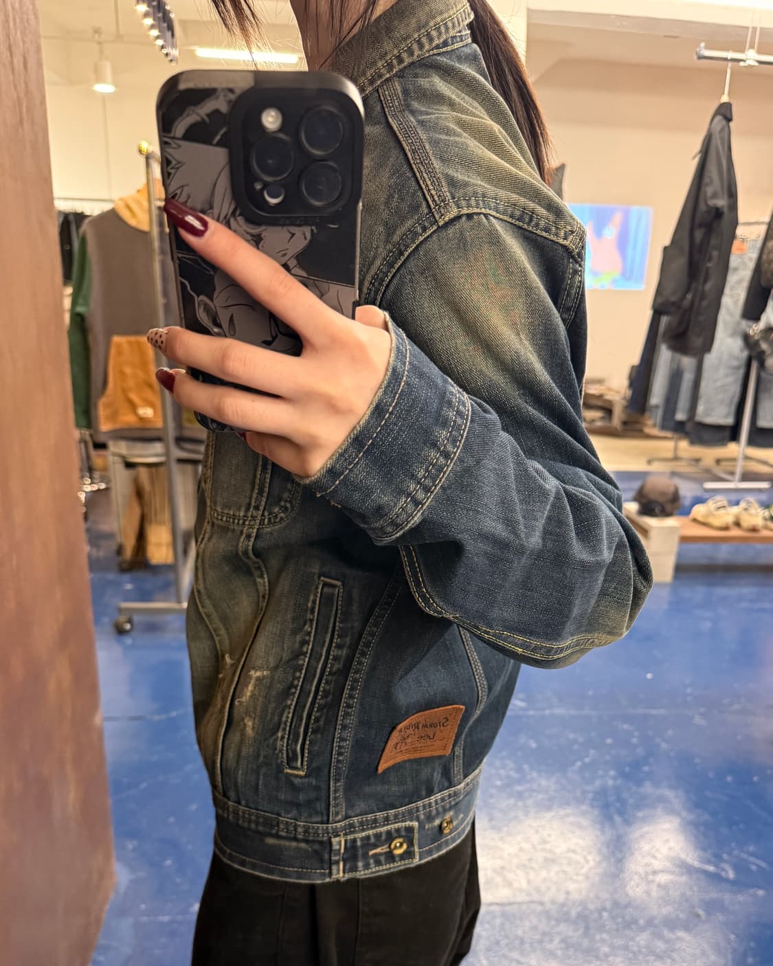 Lee 스톰라이더 디스트레이드 데님 자켓 상품이미지3