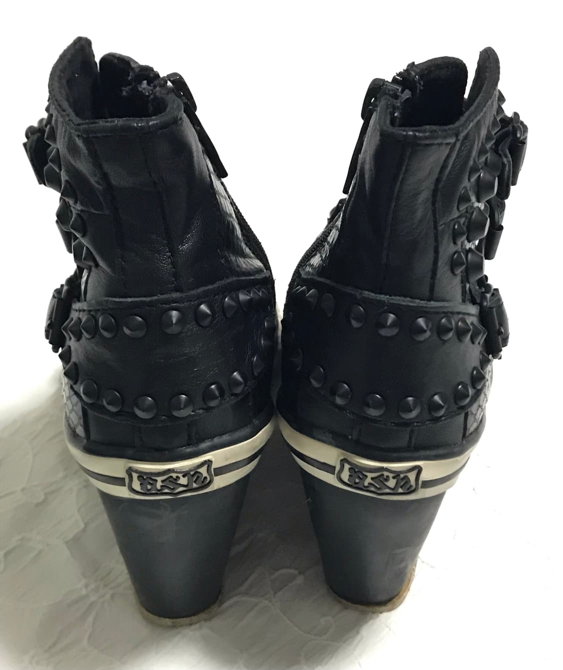 택포•아쉬 ash 스터드 웨지힐 스니커즈 36 상품이미지4