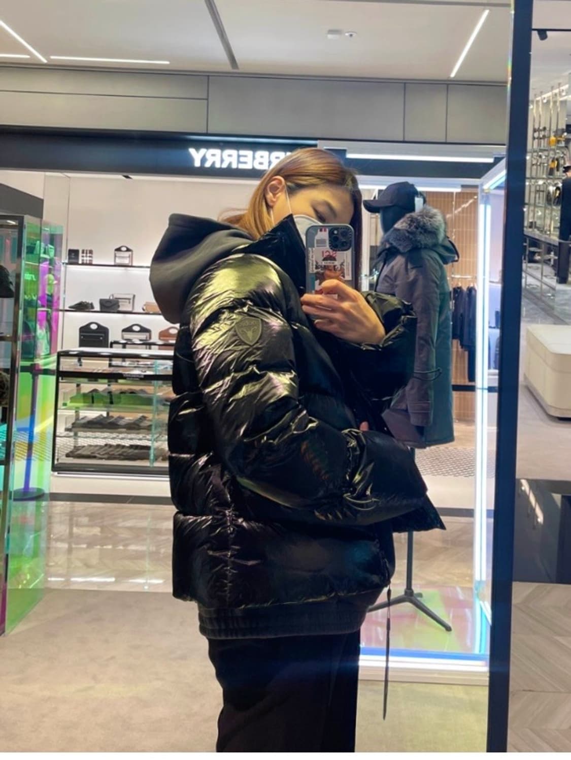 M/ 노비스 벌사 자수패치 글리터 다운패딩 상품이미지2