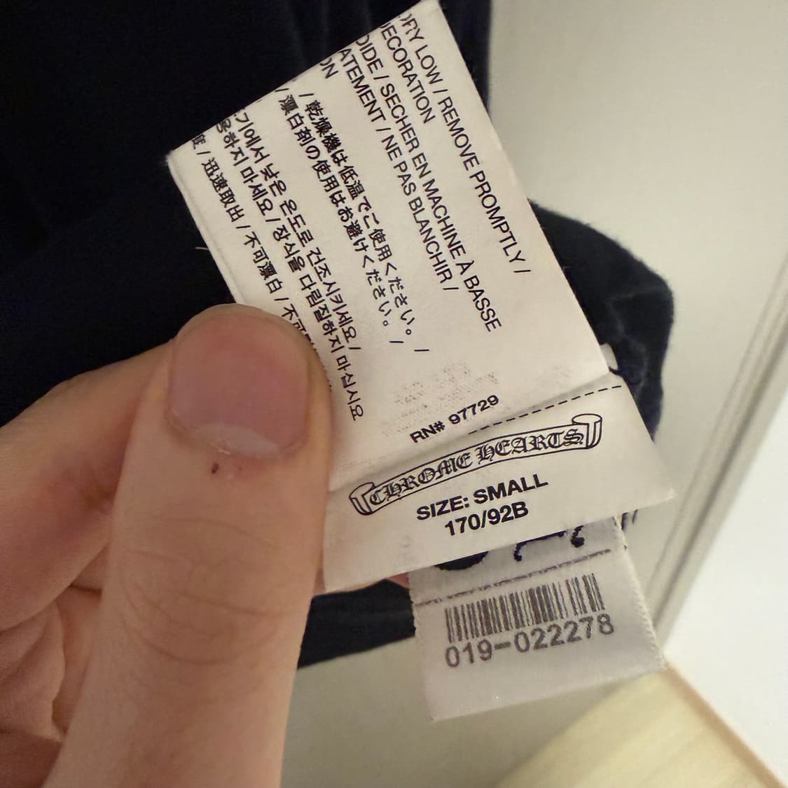 크롬하츠 크로스 세메터리 롱슬리브 S 상품이미지8