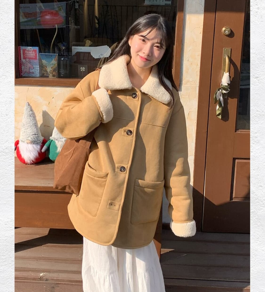 마인드브릿지 리버서블 무스탕 상품이미지3