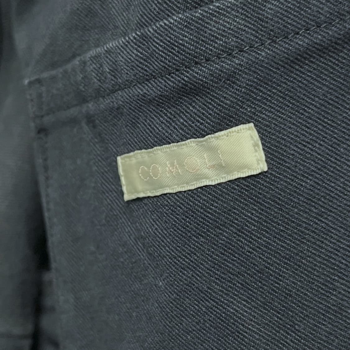 코모리 코튼 트윌 3버튼 싱글 자켓 상품이미지6