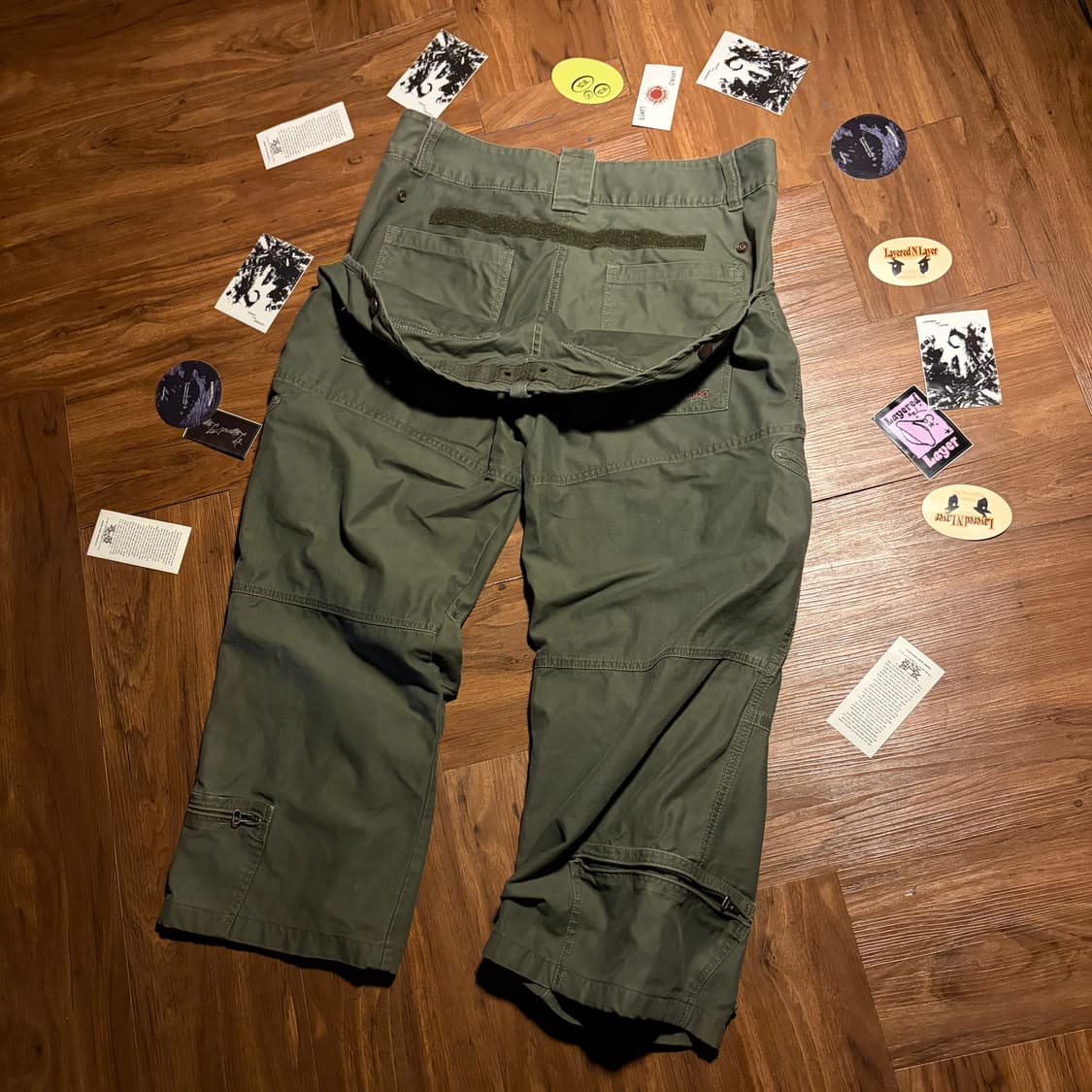 HCO1922 더블 레이어드 밀리터리 카고 팬츠 상품이미지9