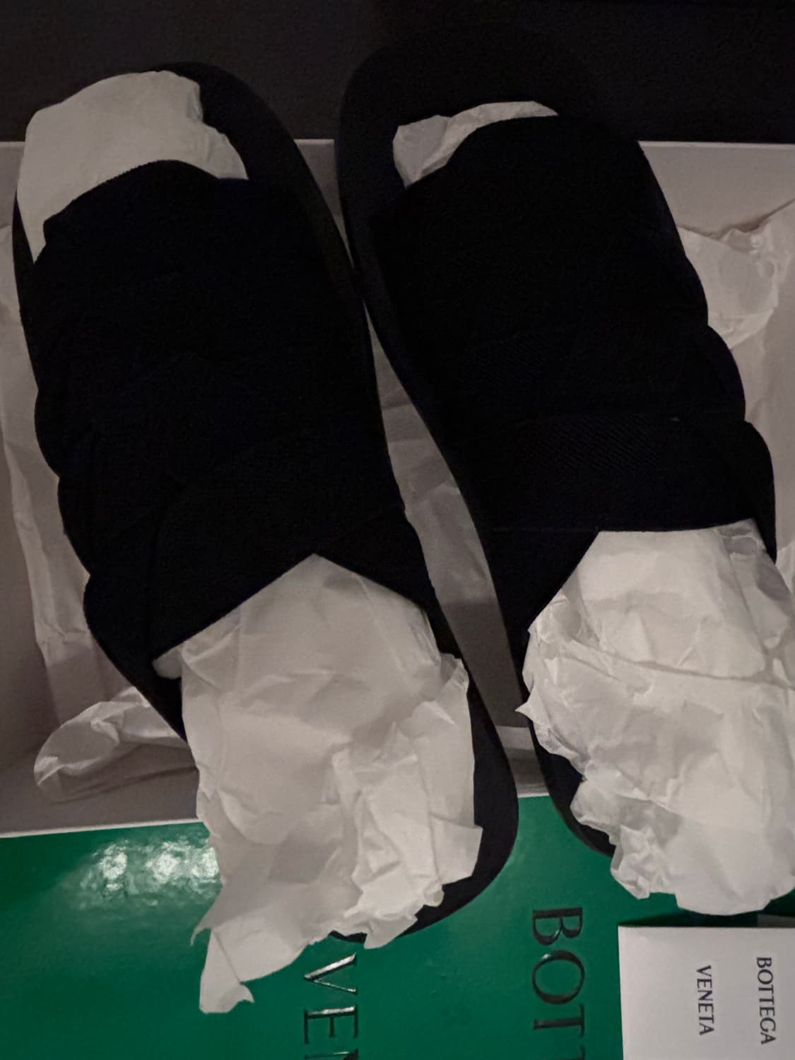 (280)보테가베네타 플랫 뮬 블랙 상품이미지5