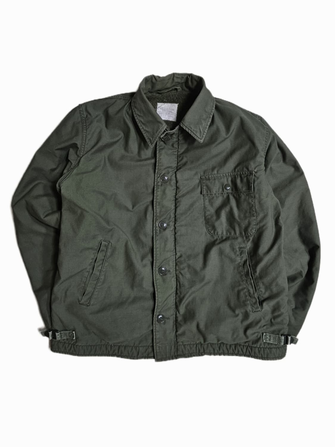 밀리터리 70s USN A-2 덱 자켓 L 상품이미지1