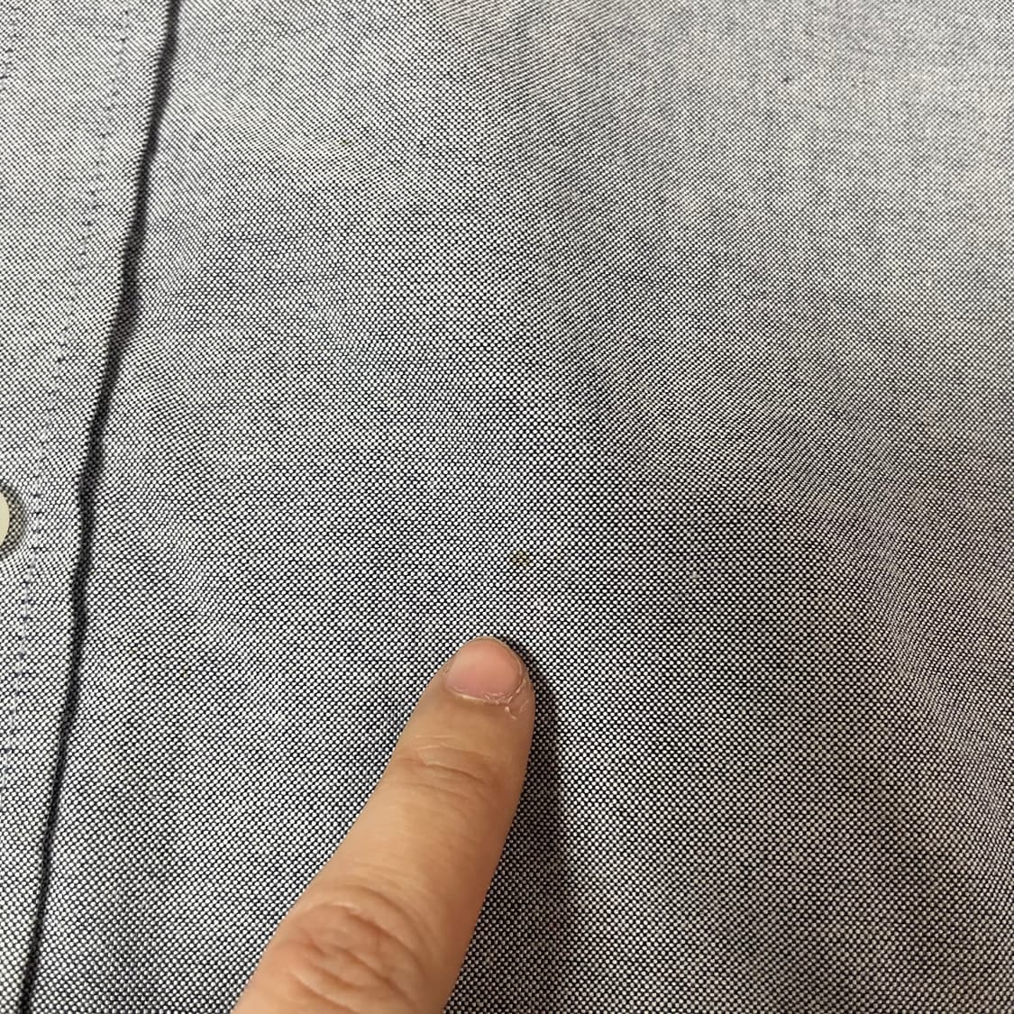 BANG BANG 미니로고 옥스퍼드 그레이 셔츠 115 상품이미지7