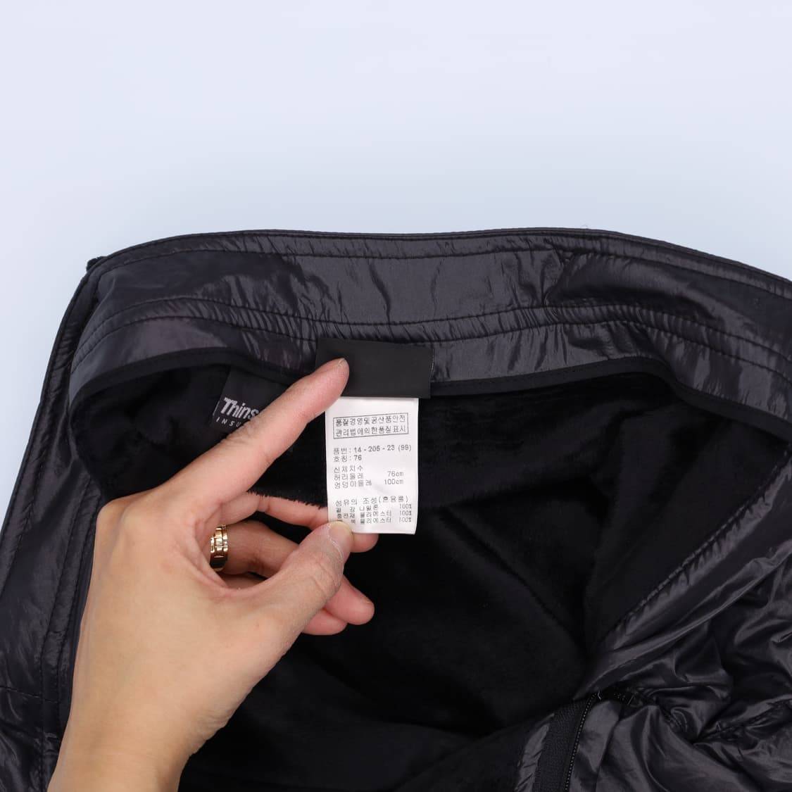 [76] 보그너 여성 기모 패딩반바지 1205HR2 상품이미지5