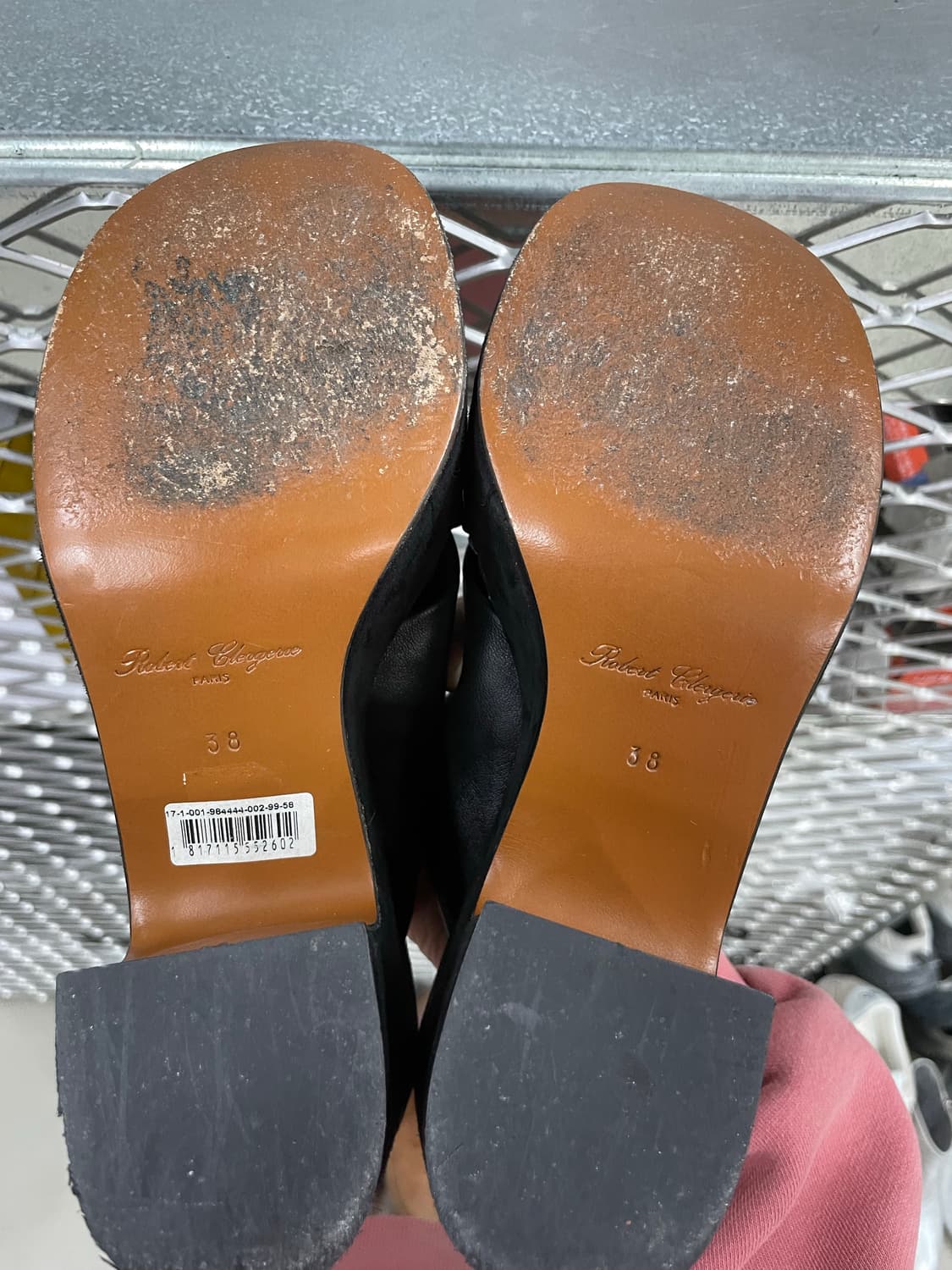 로베르 끌레제리 레더 스웨이드 샌들 38 상품이미지6