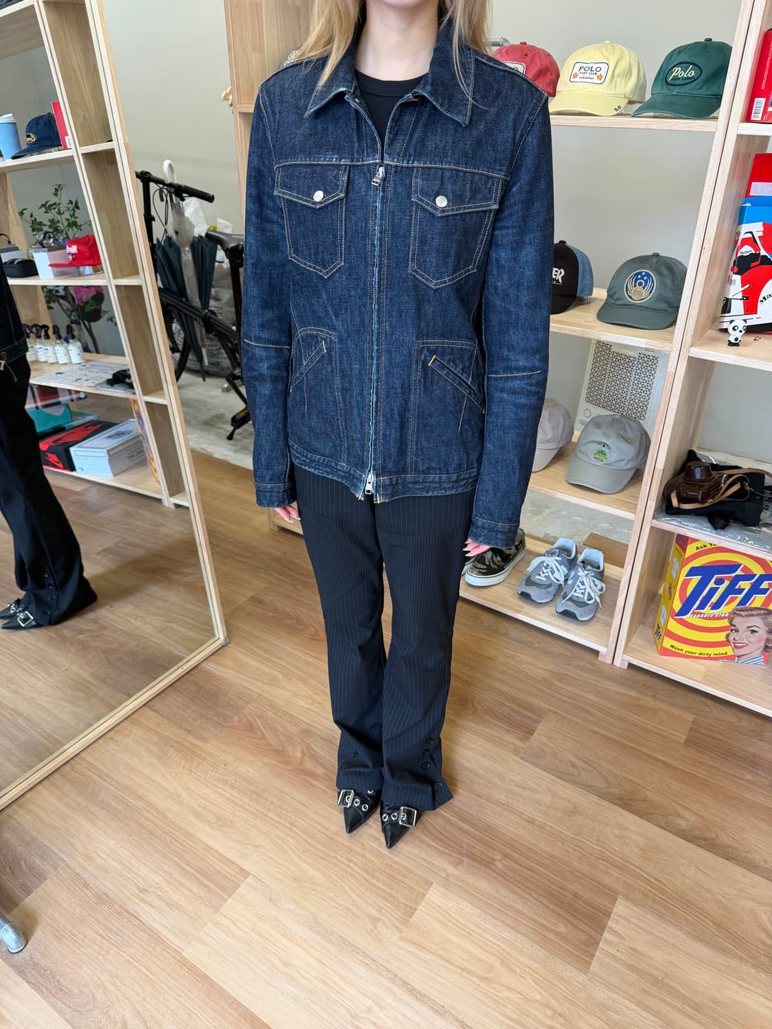 넘버나인 데님 자켓 상품이미지1